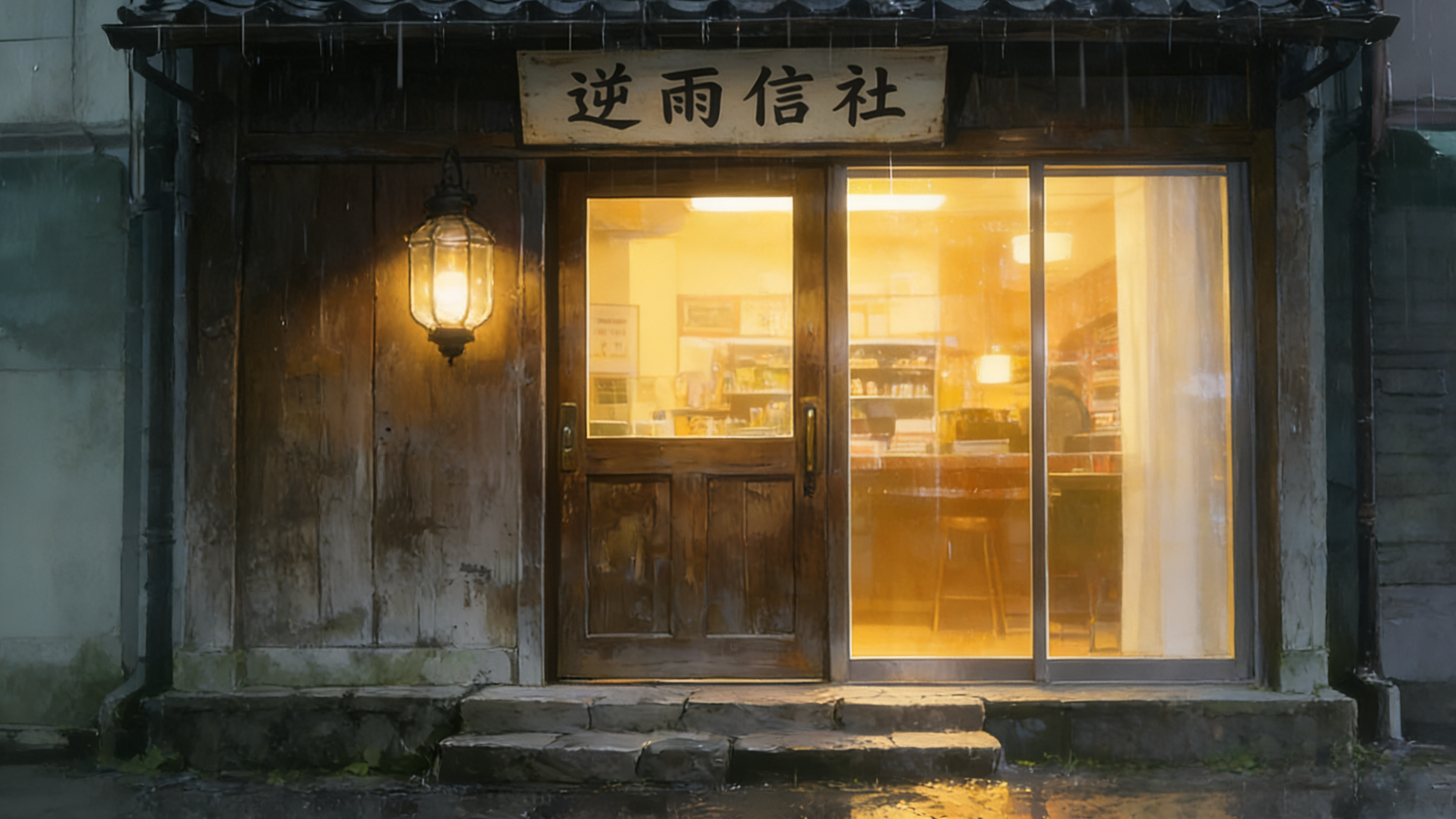 遗忘雨 城市角落的人们 游戏角色互动场景